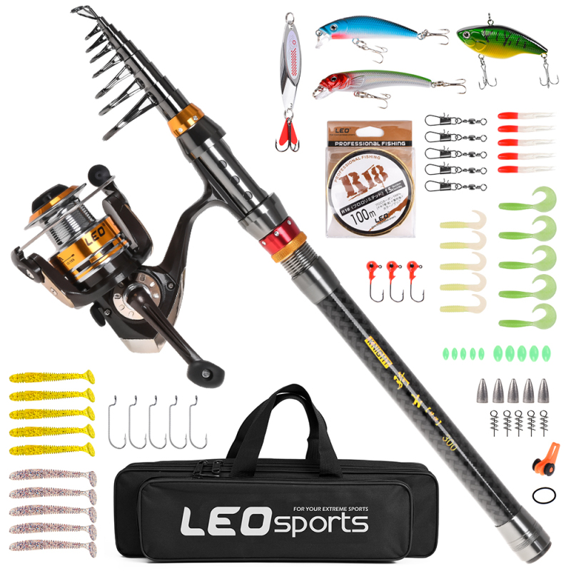 Olta iplik makarası Combo karb - Fishing Rod Carbon Fiber incelemesi ve fiyatı